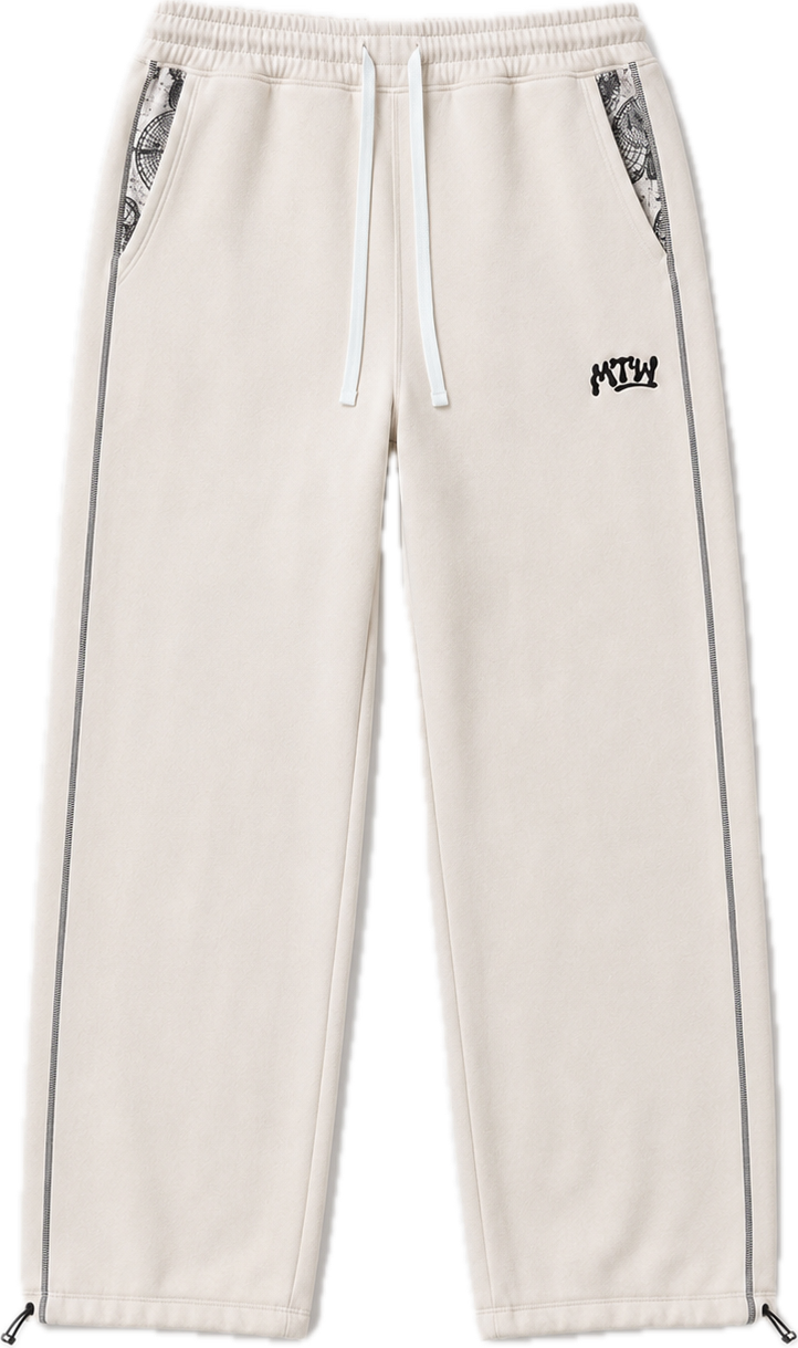 CREAM TRACKPANTS