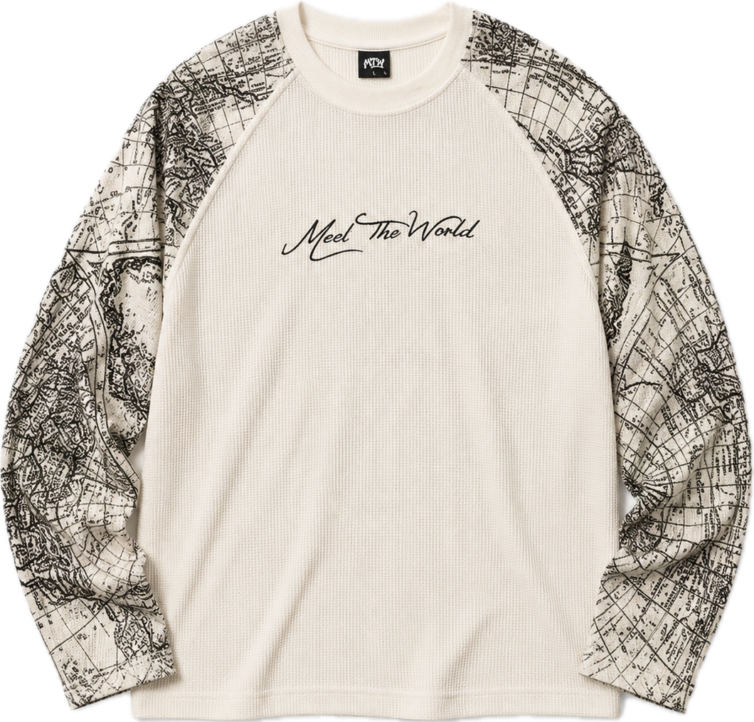 CREAM WAFFLE TEE