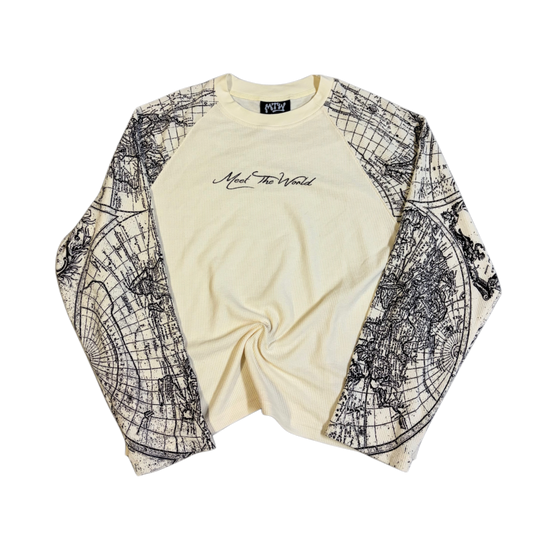 CREAM WAFFLE TEE