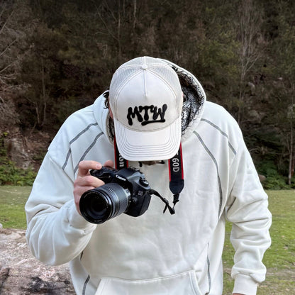CREAM TRUCKER HAT