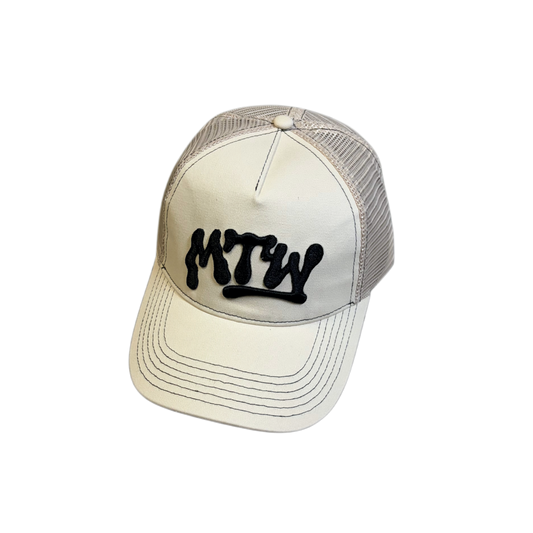 CREAM TRUCKER HAT