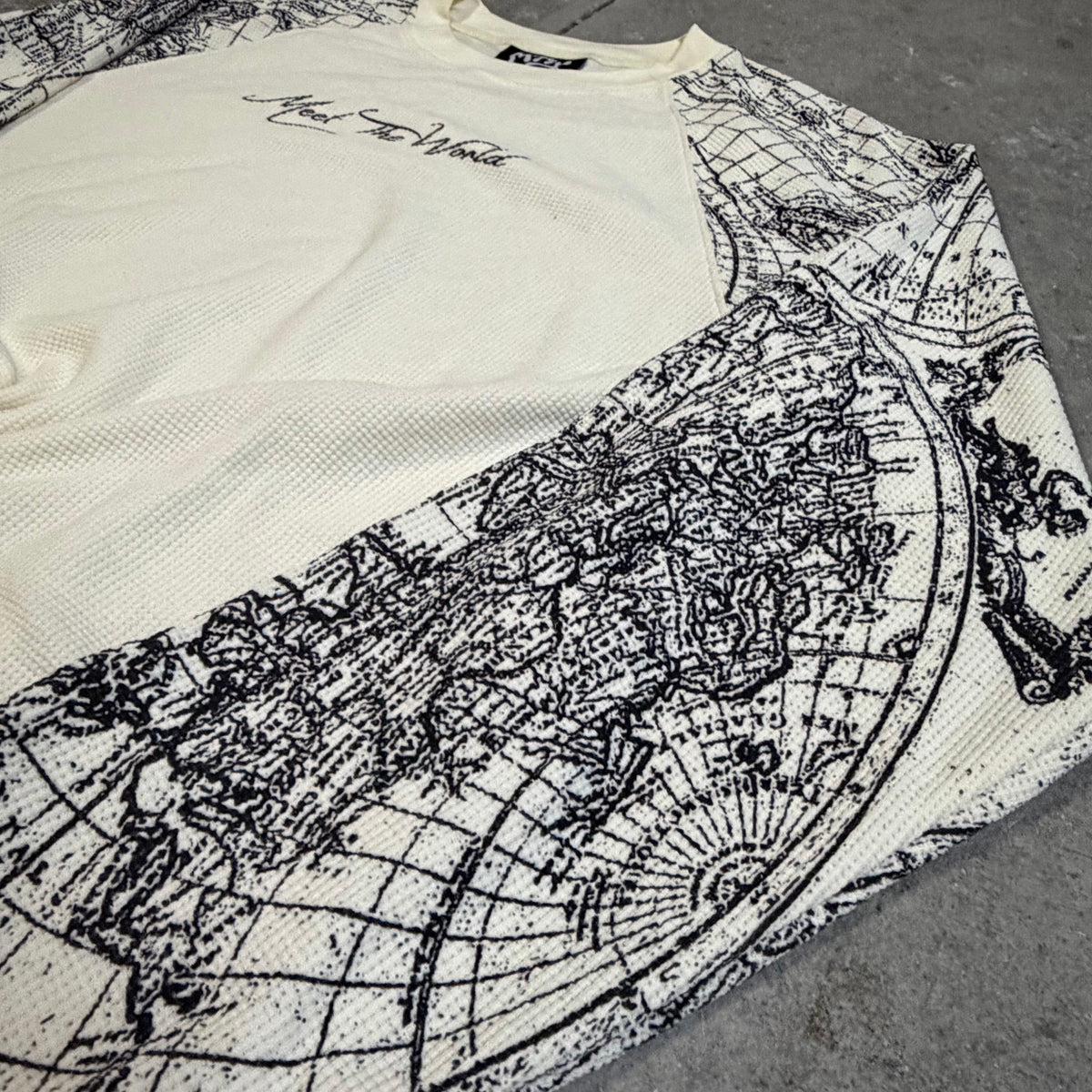CREAM WAFFLE TEE
