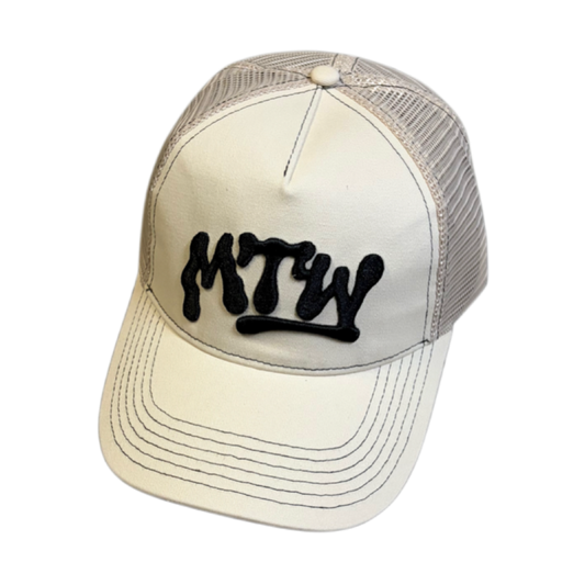 CREAM TRUCKER HAT