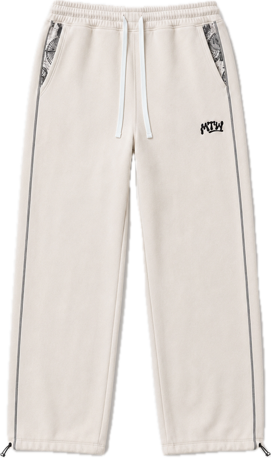CREAM TRACKPANTS