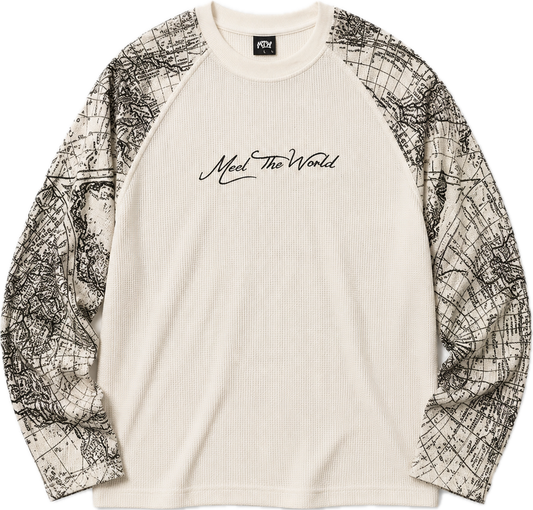 CREAM WAFFLE TEE
