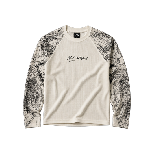CREAM WAFFLE TEE