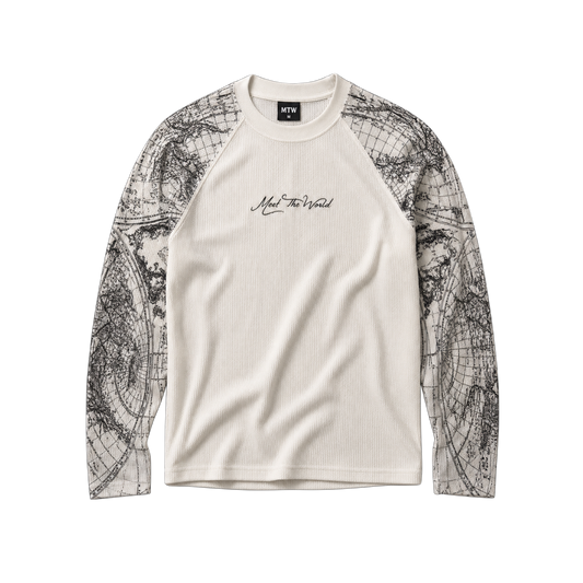CREAM WAFFLE TEE